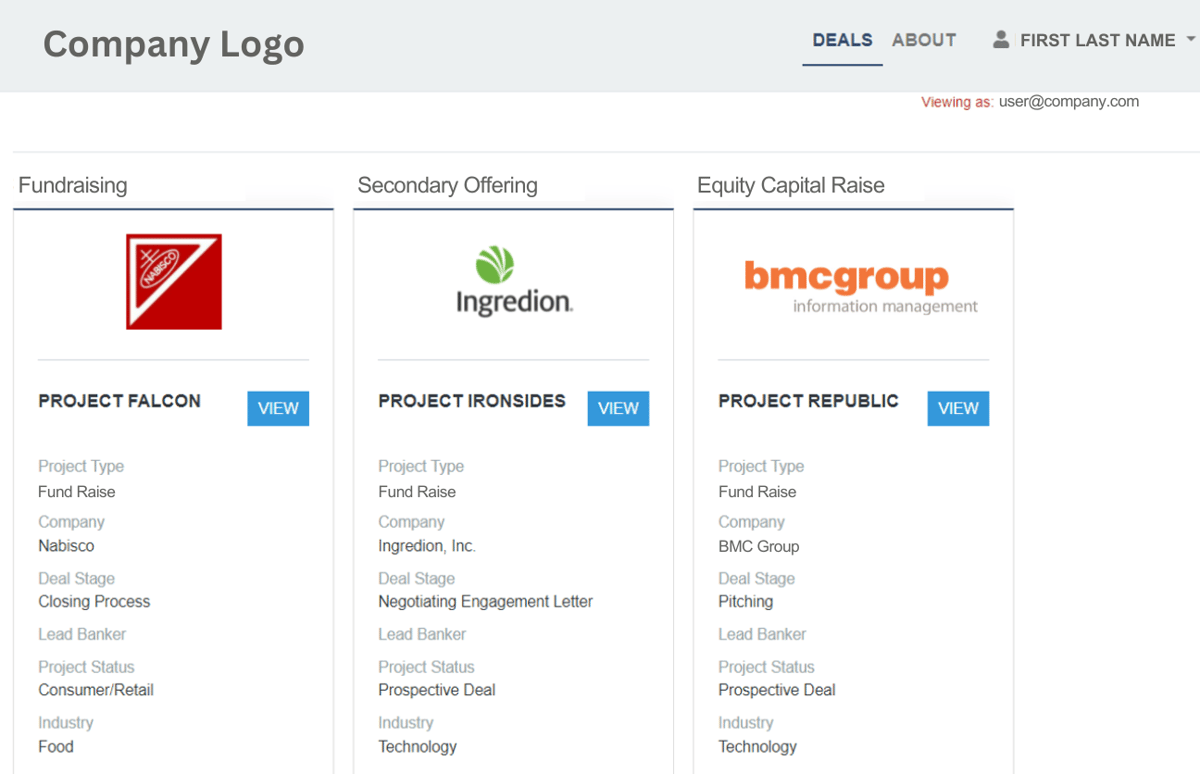 Generic Company Screenshot