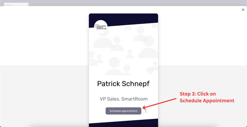 SmartRoom SFVegas Schedule Apointment