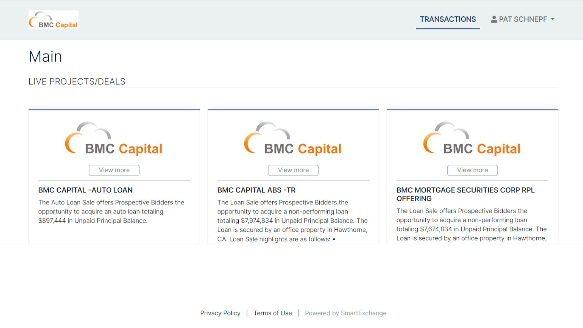 BMC Capital Deals